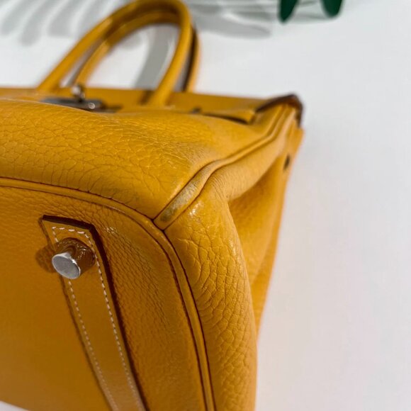 Hermes Birkin 30 Jaune D'or Clemence - Picture 7 of 16